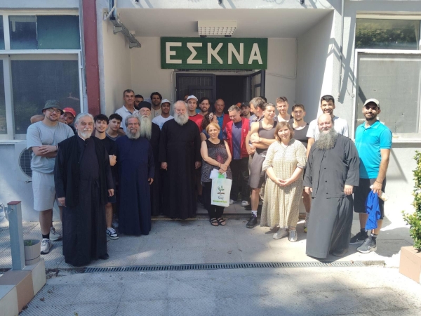 Φιλικὸς ἀγώνας μπάσκετ μεταξὺ τῶν τροφίμων τοῦ Καταστήματος Κράτησης Ἀνηλίκων Αὐλώνας καὶ τῶν νέων τῶν Ἐνοριακῶν Νεανικῶν Ἑστιῶν τῆς Ἀρχιεπισκοπῆς Ἀθηνῶν